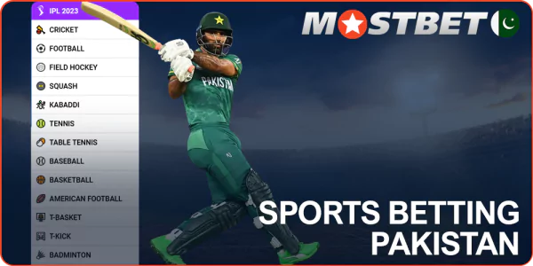 Mostbet Sports Betting Pakistan - Cricket & Football